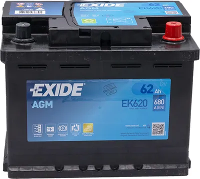 Produktbild von EXIDE AGM Starterbatterie EK600