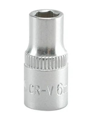 Obrázek produktu pro Yato YT-1405, Jedna položka, Nástrčkový klíč, Chrom-vanadiová ocel, 1/4", Chrom, 25 mm
