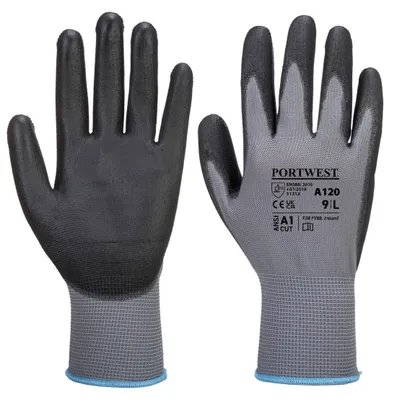 Image de Portwest A120 Gant enduitPolyuréthaneGrey/Black Taille S