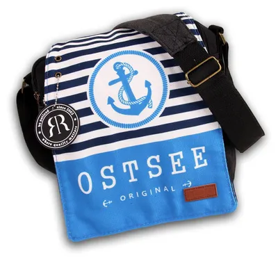 Image de noir bleu clair Robin Ruth sac OSTSEE ancre coton 70 D2OTG5111B