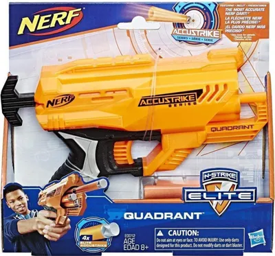 Zdjęcie produktu dla Nerf Elite AccuStrike Quadrant - Precyzyjna zabawa dla prawdziwych mistrzów strzałów!
