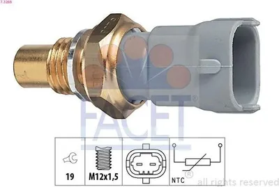 Produktbild von FACET Kühlmitteltemperatursensor 7.3268 für OPEL Omega B Limousine (V94)