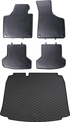 Produktbild von Gummi Fußmatten + Kofferraumwanne Set für Audi A3 8PA Sportback, Bj. 2004-2012
