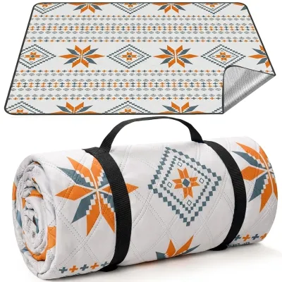 Produktbild von Picknickdecke 300 x 300 cm - Wasserfest - Waschbar - Sandfrei - Traggriff - Komfortabel
