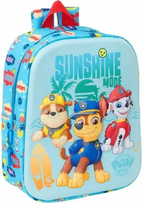 Image de Safta Paw Patrol 3d Mini Wheeled 17l 32x43x14 Cm Sac à dos Blue Blue One Size