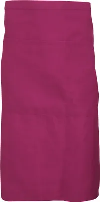 Produktbild von Dennys Erwachsene Unisex Catering Schürze mit Taschen BC3472 (Einheitsgröße) (Claret)
