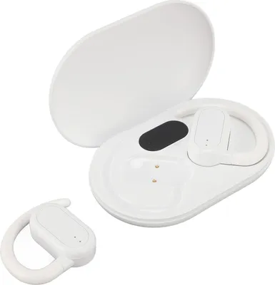 Zdjęcie produktu dla Miniaturowe słuchawki douszne do tłumaczenia 144 języki Bluetooth 5.4 Tłumaczenie online Słuchawki douszne Tłumacz w czasie rzeczywistym Zestaw słuchawkowy do muzyki i rozmów dla systemów iOS i Android Biały