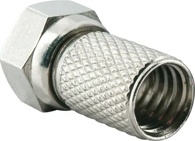 Produktbild von Schwaiger F-Stecker 7mm 4 Stück Koaxialkabel Antennenkabel