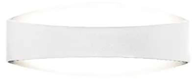 Produktbild von Minimalistische LED-Wandleuchte "Bridge" aus mattweißem Aluminium, modernes Design, 24,5 cm, 7,2 W, 3000 K, hochwertige Innenbeleuchtung