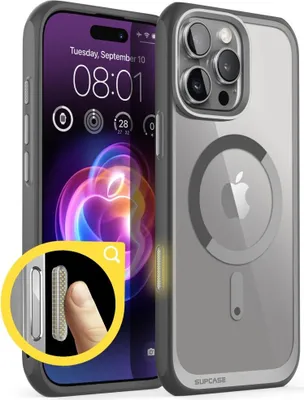 Produktbild von Supcase UB Mag Case mit MagSafe für iPhone 16 Pro Max - Grau