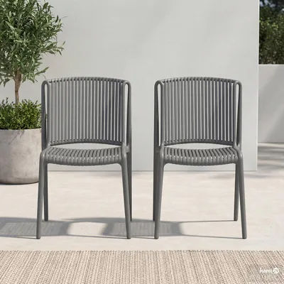 Produktbild von home24 Gartenstuhl - 2er-Set - Polypropylen