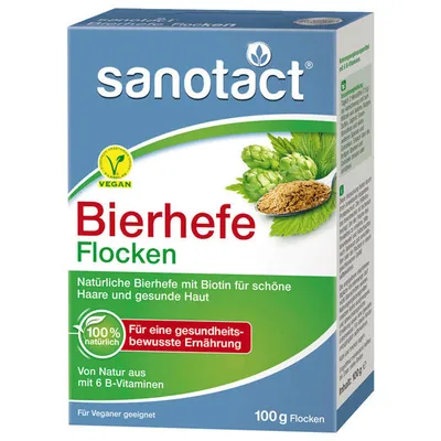 Produktbild von sanotcat | Bierhefe Flocken | 100 g