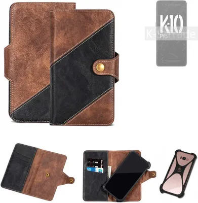 Produktbild von K-S-Trade Handyhülle Schutzhülle Bookstyle Case kompatibel mit Oppo K10 Pro Klapphülle Cover Hülle Schutztasche 1x