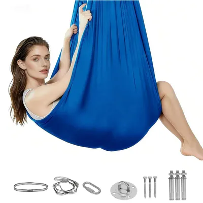 Immagine prodotto di Set per Yoga Aerea con Amaca - 150 x 280 cm, Altalena da interno con accessori