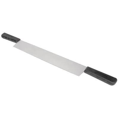 Produktbild von Edelstahl Käseschneider mit 38 cm Klinge, 26 mm Breite und 630 mm Höhe, extrem scharf