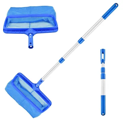 Immagine prodotto di Solidchoice - Retino per piscina con manico telescopico e impugnatura
