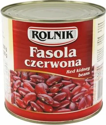 Zdjęcie produktu dla Fasola czerwona konserwowa Rolnik 2650 ml