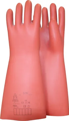 Produktbild von KS TOOLS Elektriker-Schutzhandschuh mit mechanischen und thermischen Schutz Größe 10 Klasse 2 rot - 117.0093