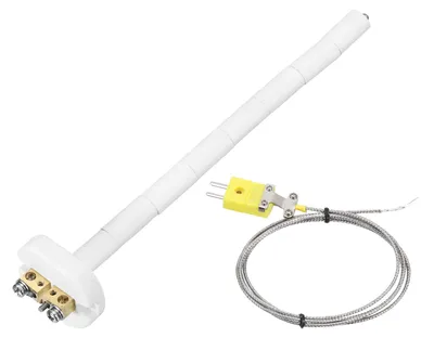 Keramik-Thermoelementsonde Typ K, 2,5x200 mm, 1100 °C