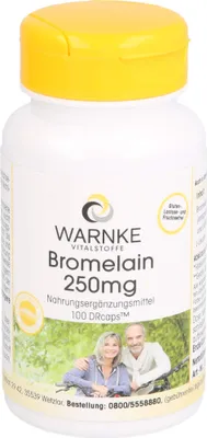 Obrázok produktu pre Bromelaín 250 mg entericky obalené kapsuly 100 ks