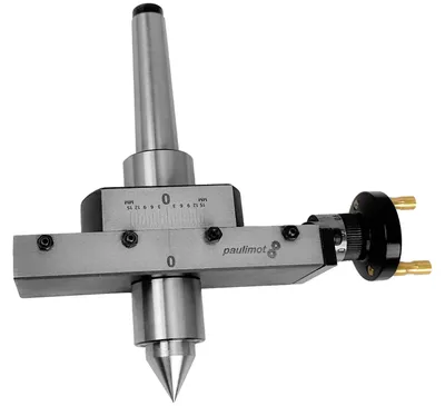 Produktbild von PAULIMOT Mitlaufende Körnerspitze, verstellbar zum Kegeldrehen MK2+MK3