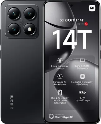 Produktbild von Xiaomi 14T 12GB+512GB Titan Black