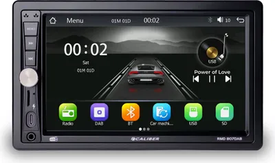 Produktbild von Caliber Caliber DAB Autoradio - Autoradio mit Bluetooth - 2-DIN Autoradio - Touchscreen - 4 x 75 Watt - MirrorLink - Android Autolink - Freisprechanrufe - USB-Ladeanschluss (RMD807DAB)
