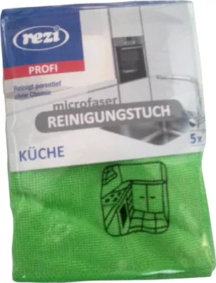 Produktbild von Mikrofaser Reinigungstuch grün 5ct von Rezi