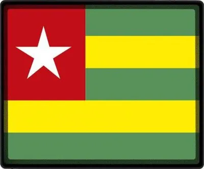 Produktbild von Mousepad Mauspad - Fahne Flagge Togo - 82168 - Gr. ca. 24  x 20 cm