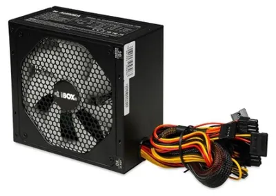 Produktbild von iBox Aurora, 500 W, 230 V, Passiv, Überstrom, Überlastung, Überspannung, Kurzschluß, Unterspannung, 20+4 pin ATX, Nicht-modular