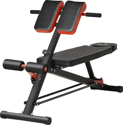 Produktbild von Hantelbankfitnessbankschrägbankmultifunktionbauchtrainerverstellbarstahlschwarz64X146X73,5-85Cm