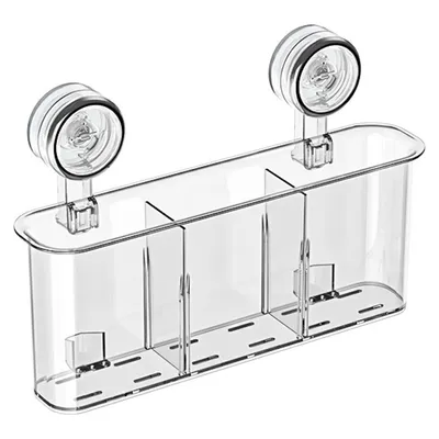 Produktbild von Duschregal Eckablage,Duschablage ohne Bohren,Selbstklebend,Wasserdicht und rostfrei,für Bad,Küchen,Toiletten