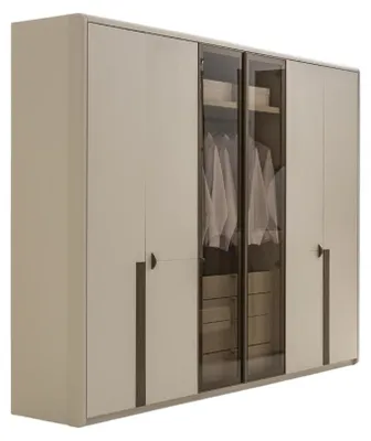 Productafbeelding van Kledingkast, garderobekast, slaapkamer, beige, modern design, meubels