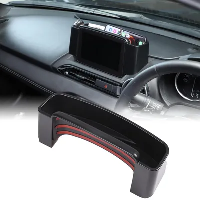 Image de Boîte de rangement pour console centrale, compatible avec les modèles Mazda MX-5 ND / Fiat 124, en plastique ABS, pour véhicules à conduite à droite