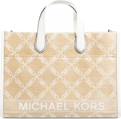 Produktbild von Michael Kors Gigi Tote Bag Nat/Opticwht white A0333143