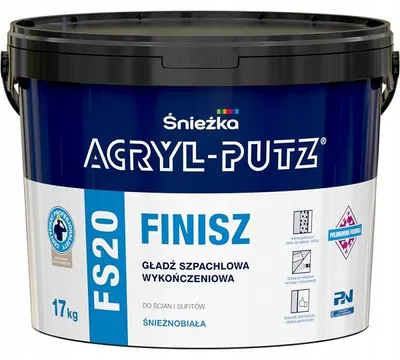 Produktbild von Gebrauchsfertige Finish-Spachtelmasse 17 kg Innen, Feinspachtel für Wand & Decke