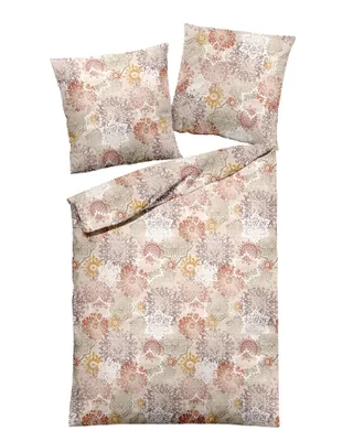 Produktbild von Dormisette Edel Biber Bettwäsche 155x220 Mandala Orient beige rost 2936-20