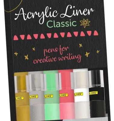 Image de ONLINE® 18631/6 ONLINE® Classic Acrylstifte farbsortiert 1,0 mm, 6 St.