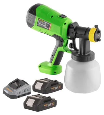 Immagine prodotto di Pistola a spruzzo a batteria Procraft PSE40bb 20 V + 2 batterie 2,0 Ah + caricabatterie