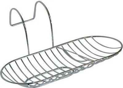 Zdjęcie produktu dla Zasłona do wanny, owalna, 28x12,5 cm, duża, kolor: jasnoszary (Cr). Kod produktu: 1335