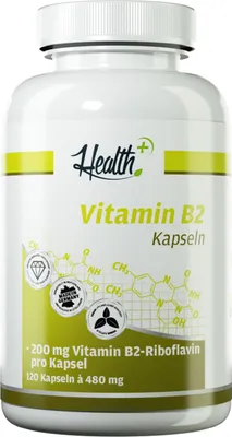 Produktbild von HEALTH+ VITAMIN B2, 120 Kapseln