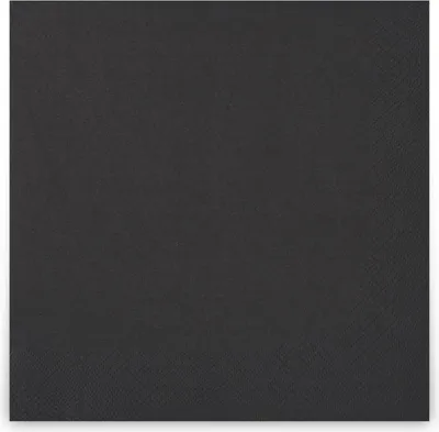 Produktbild von Tafel-Servietten | 250 Stück | schwarz |  3-lagig, 40 x 40 cm | für jeden Anlass