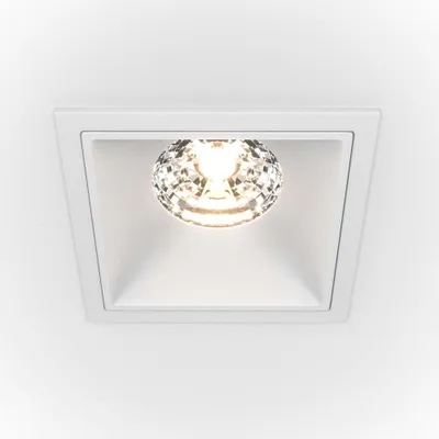 Image de Luminaire LED encastré, ALU, blanc, L 8,5 cm, carré