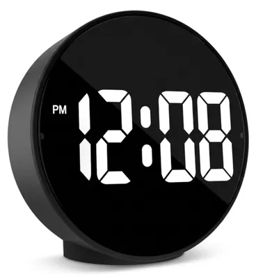 Digitalwecker mit großem Display, Schlummerfunktion & Thermometer