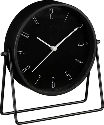 Produktbild von Mica Tischuhr Corky Glocke schwarz Eisen Ø 18,5 cm