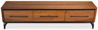 Image de Support TV moderne, meuble TV pour salon, meubles de télévision en bois marron, neuf