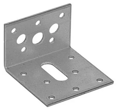 Obrázek produktu pro Úhelník stavitelný KR 2, 60x40x60x2,5 zinkovaný plech / balení 1 ks