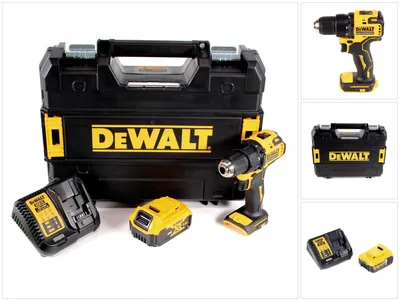 Produktbild von DeWalt DCD 708 P1T Akku Bohrschrauber 18 V Li-Ion Brushless in TSTAK Box + 1 x 5,0 Ah Akku + Ladegerät