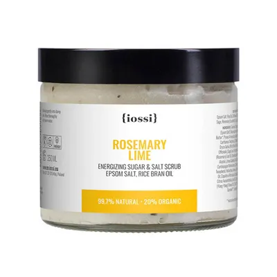 Immagine prodotto di Scrub corpo Rosmarino e Lime - Zucchero e 250 ml | IOSSI