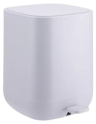 Image de Poubelle carrée à pédale de 9 L - Fermeture amortie, seau amovible